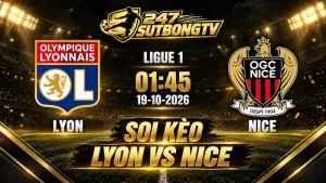 Soi kèo Lyon vs Nice 19/10 trước trận đấu với nhận định phân tích từ chuyên gia SutbongTV