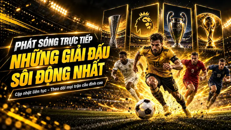 SutbongTV phát sóng trực tiếp các giải đấu bóng đá lớn